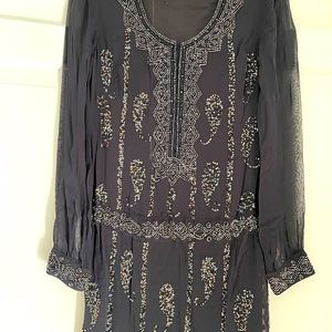 Black Antik Batik beaded dress.